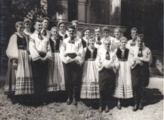 23.08.1959 Tanzgruppe beim Wettbewerb der Laienkünstler in Bukarest